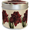 Doftljus med Vintagemotiv Amaryllis – doft: Juläpple 30H
