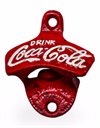 Kapsylöppnare för väggmontage i järn "Drink Coca-Cola"