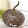 Sammetspumpa Mellan Taupe / Beige - Handgjord Ø≈16cm