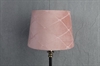 LAMPSKÄRM XMÖNSTER SAMMET DIMROSA 16X20X15