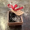 Wine Charms JUL – set med 8 glasmarkörer i silvermetall liten ring