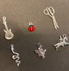 Wine Charms, 12 glasmarkörer – SILVERMIX 2