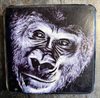 Glasunderlägg – Gorilla