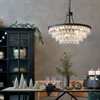Ljuskrona med glasprismor Versaille mellan